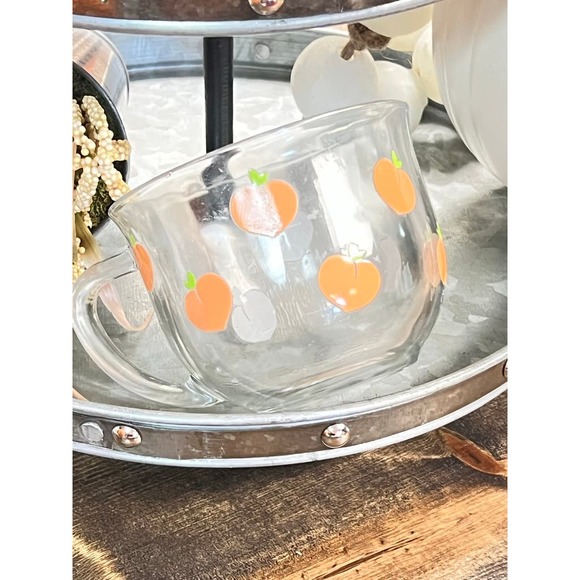 Oversized Peachy Clear Coffee Mug - Picture 3 of 3